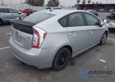 2012 Toyota Prius Three z USA, uszkodzony, nr VIN JTDKN3DU1C5456895
